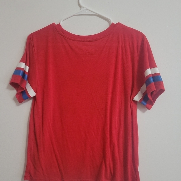 GUC- Red MTV mid crop top size L - Picture 3 of 3